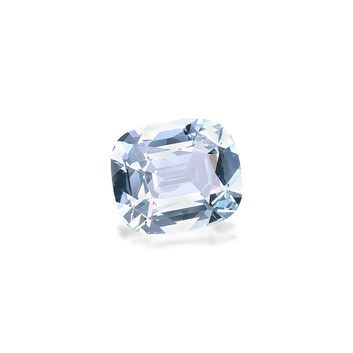 sky blue aquamarine, 6.19ct cushion cut — view 3