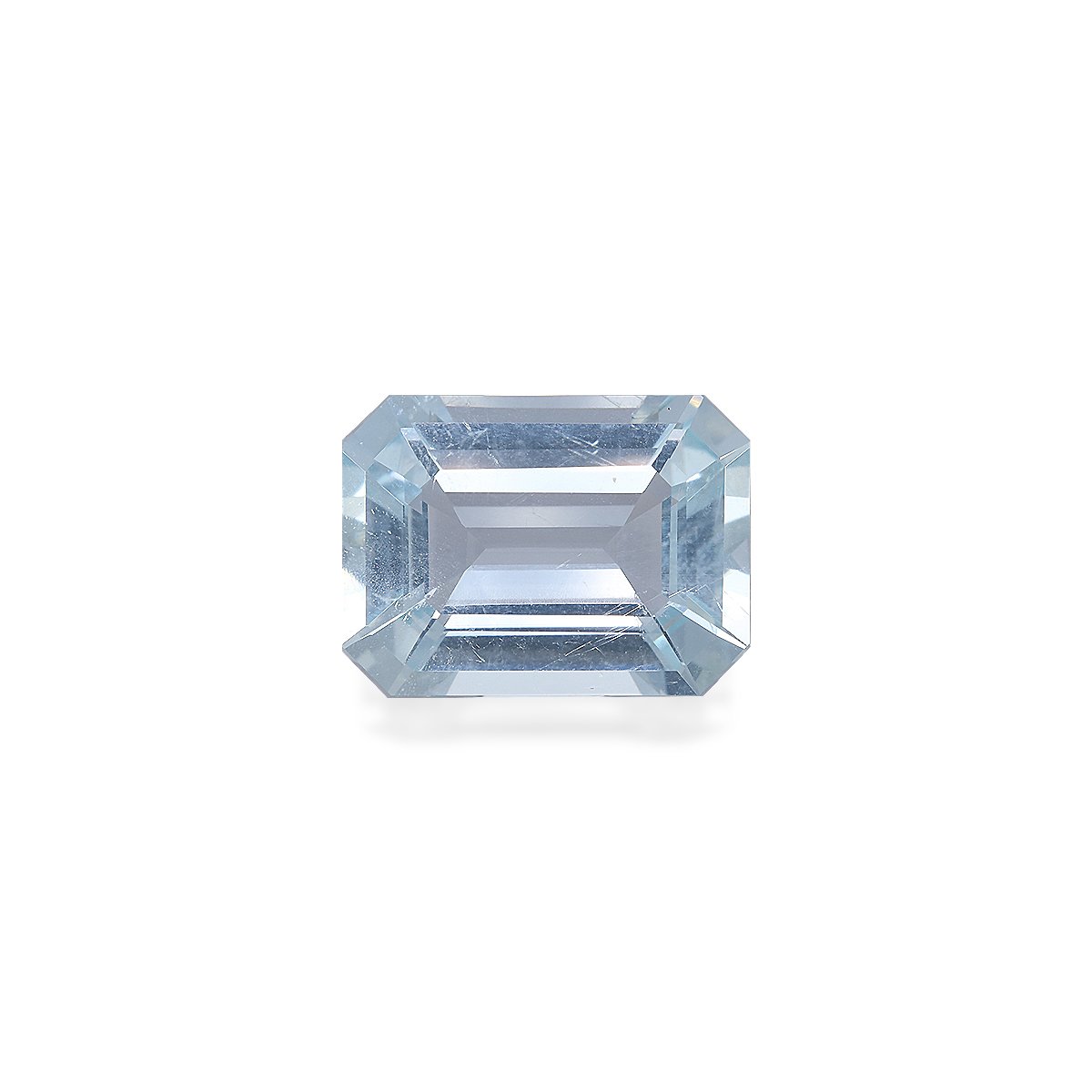 sky blue aquamarine, 8.94ct rectangular cut — main view