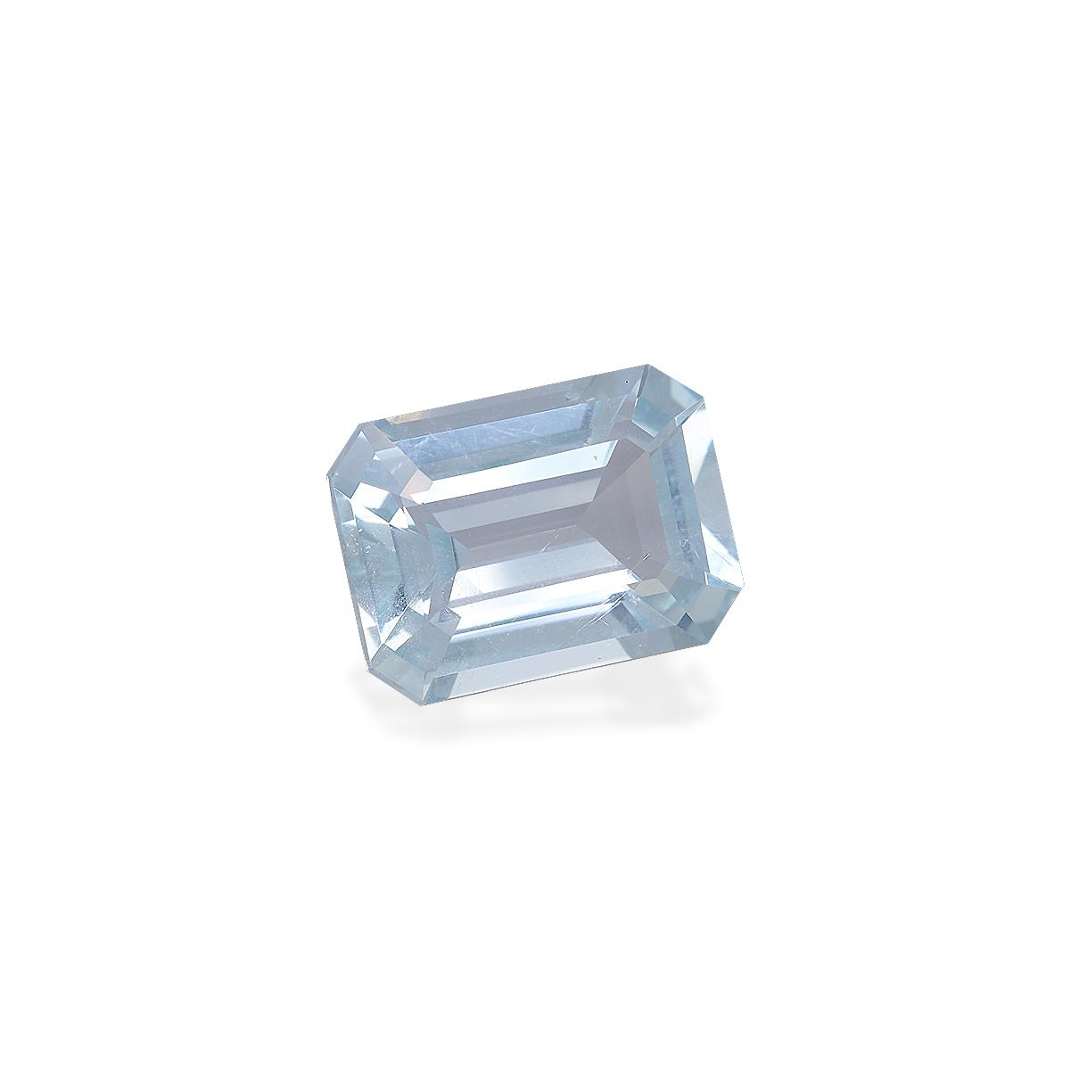 sky blue aquamarine, 8.94ct rectangular cut — view 3