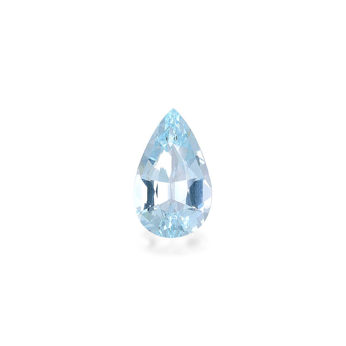 sky blue aquamarine, 15.96ct pear cut — main view