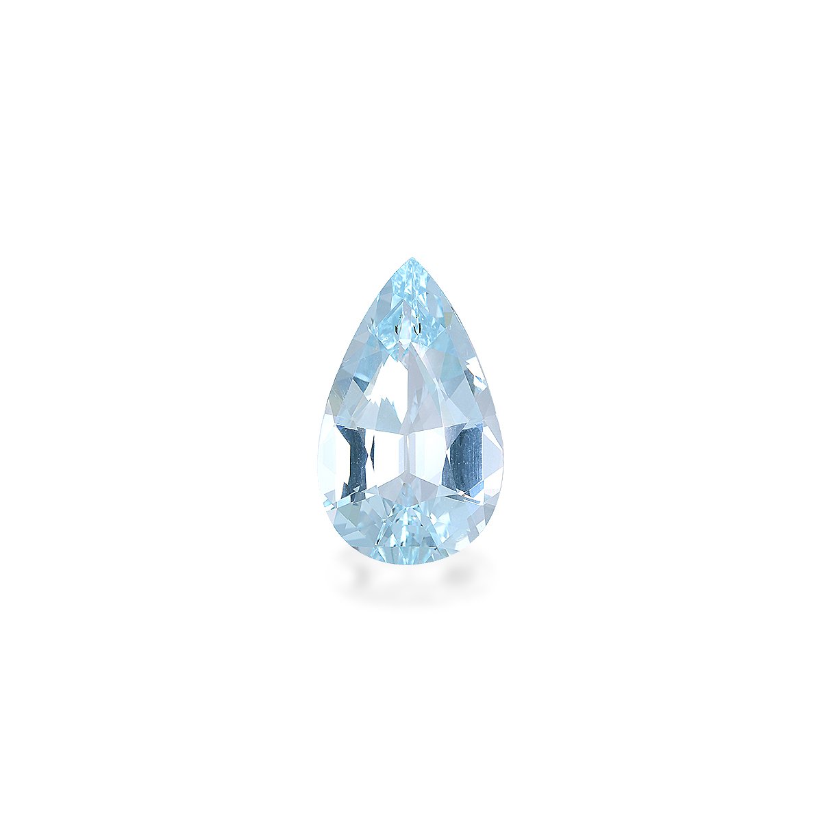 sky blue aquamarine, 15.96ct pear cut — main view