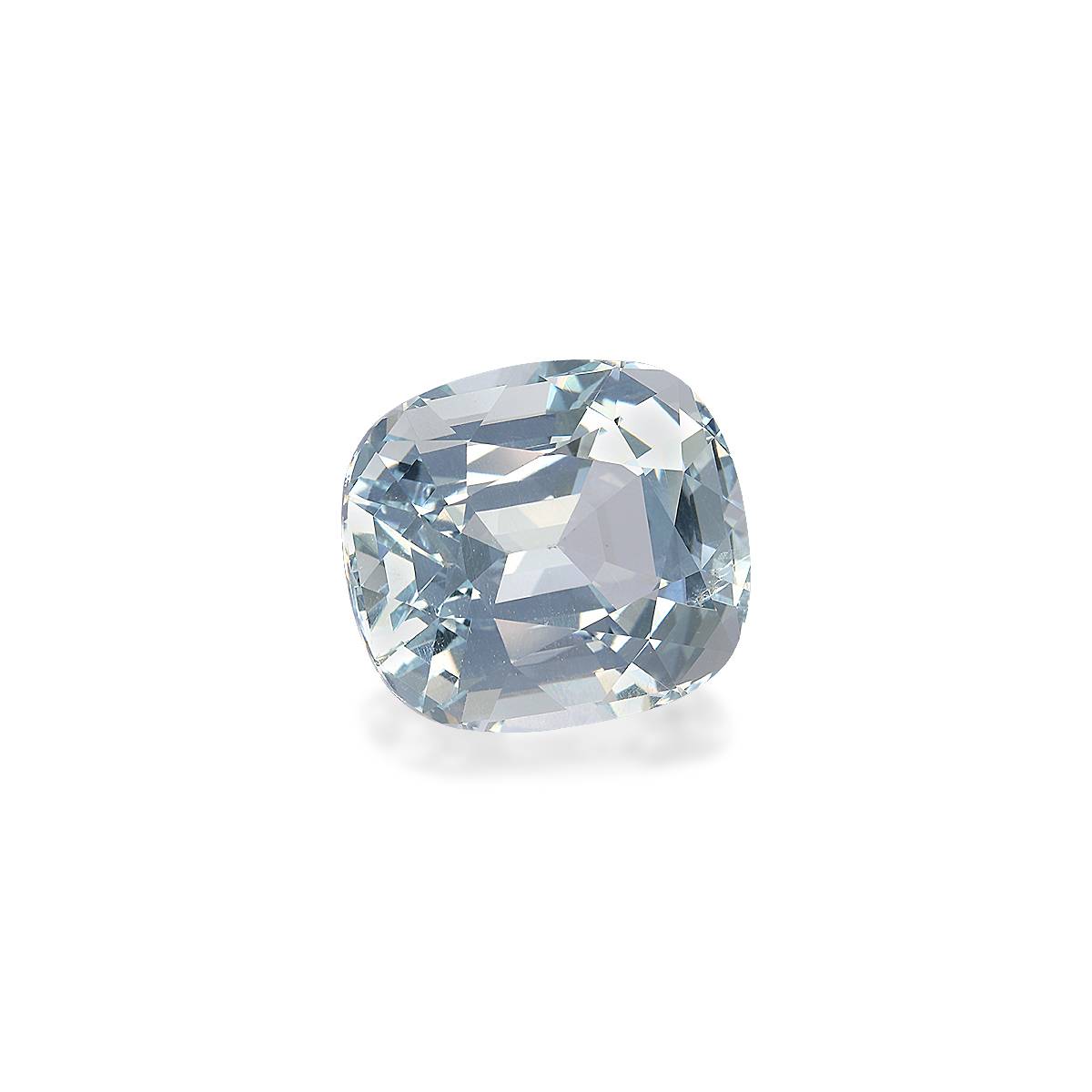 sky blue aquamarine, 20.59ct cushion cut — view 3