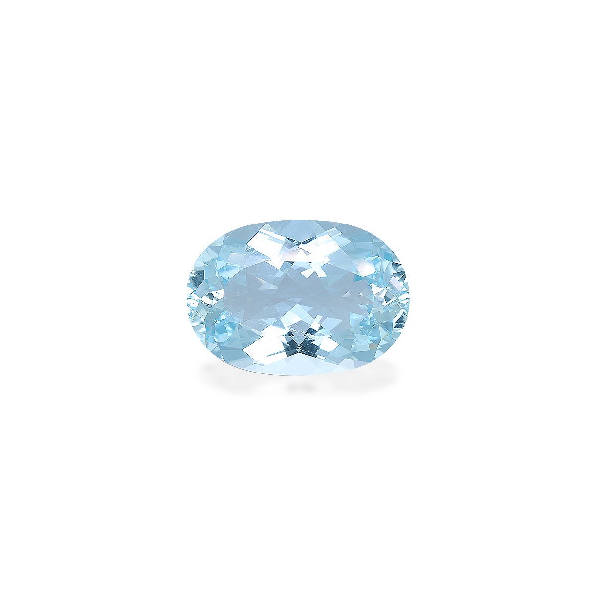 baby blue aquamarine, 15.16ct oval cut — main view
