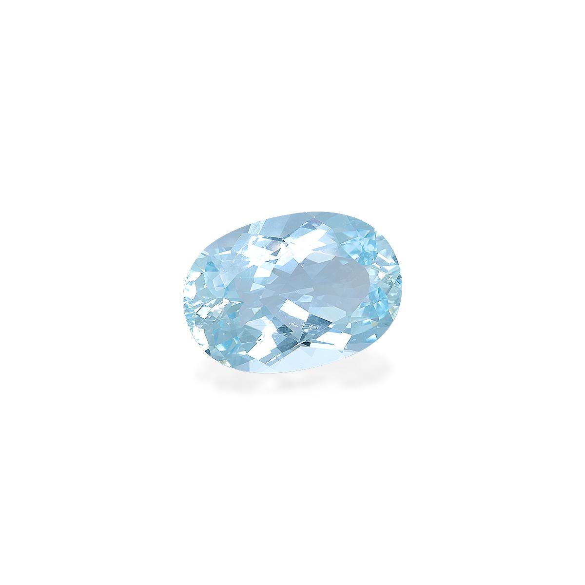 baby blue aquamarine, 15.16ct oval cut — view 3