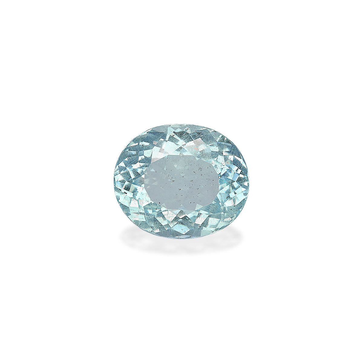 sky blue aquamarine, 12.52ct oval cut — main view