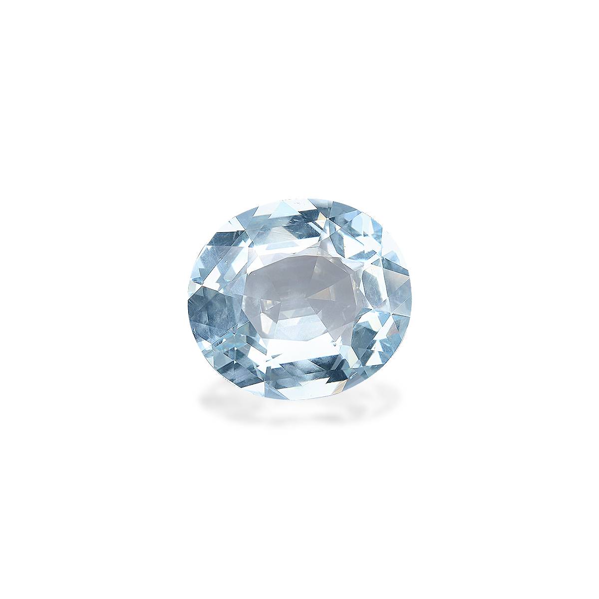 baby blue aquamarine, 11.57ct oval cut — view 3