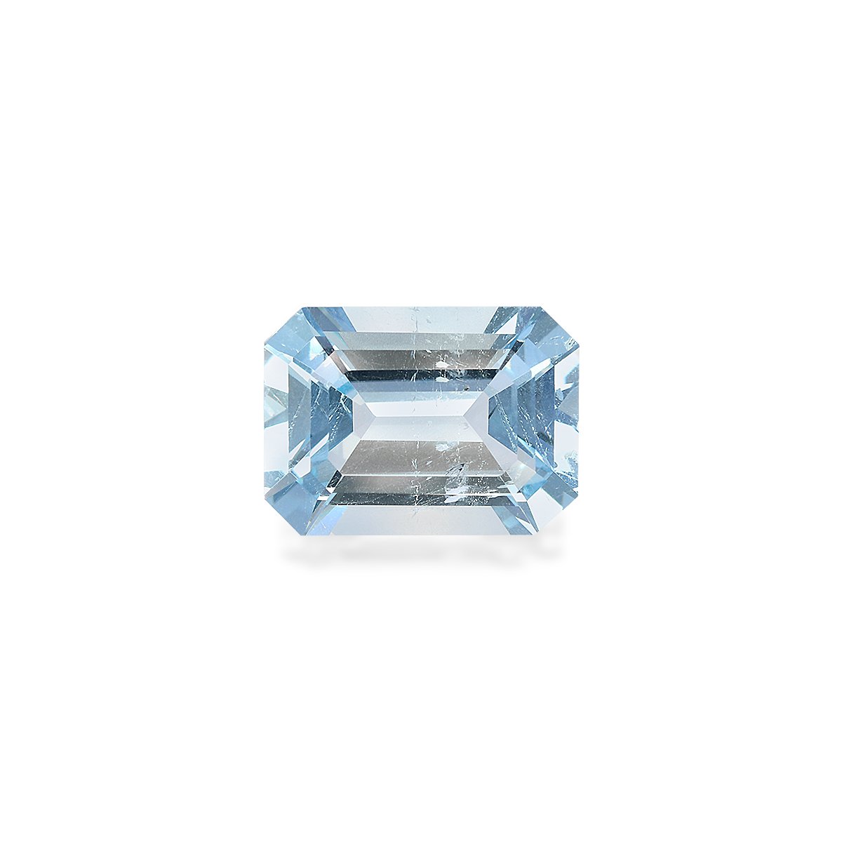 baby blue aquamarine, 9.62ct rectangular cut — main view