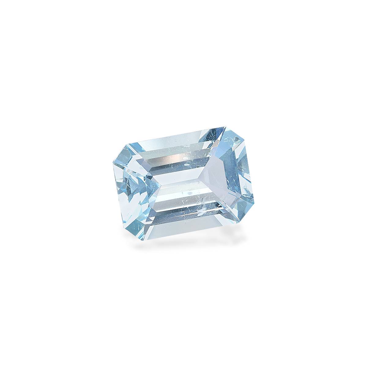 baby blue aquamarine, 9.62ct rectangular cut — view 3