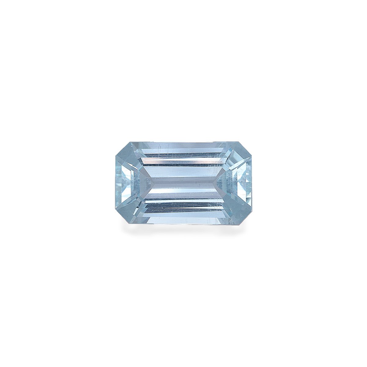 baby blue aquamarine, 9.04ct rectangular cut — main view