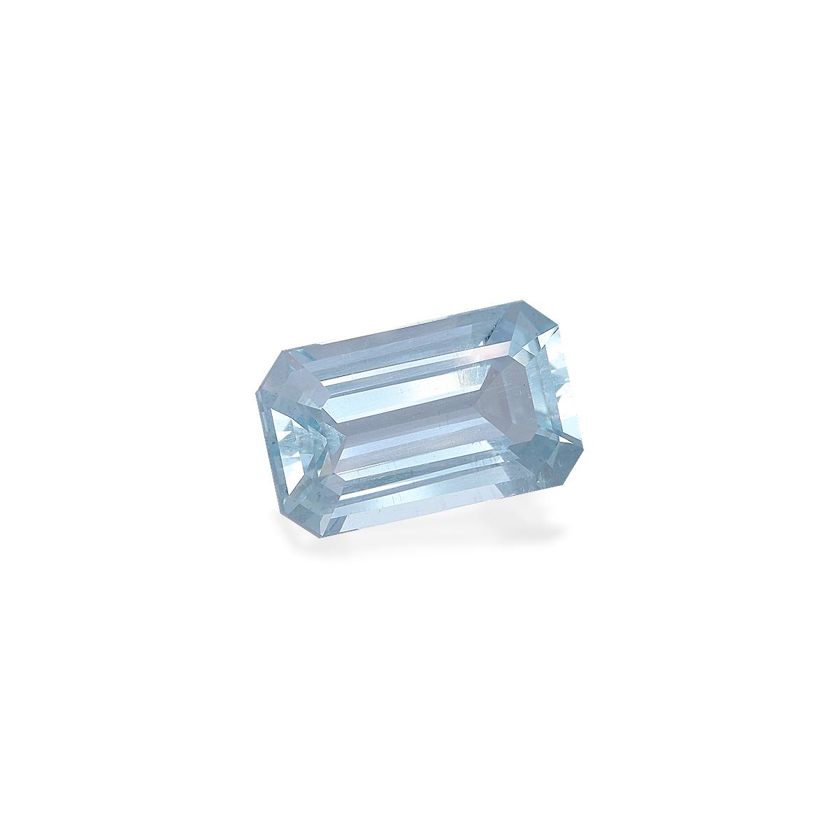 baby blue aquamarine, 9.04ct rectangular cut — view 3