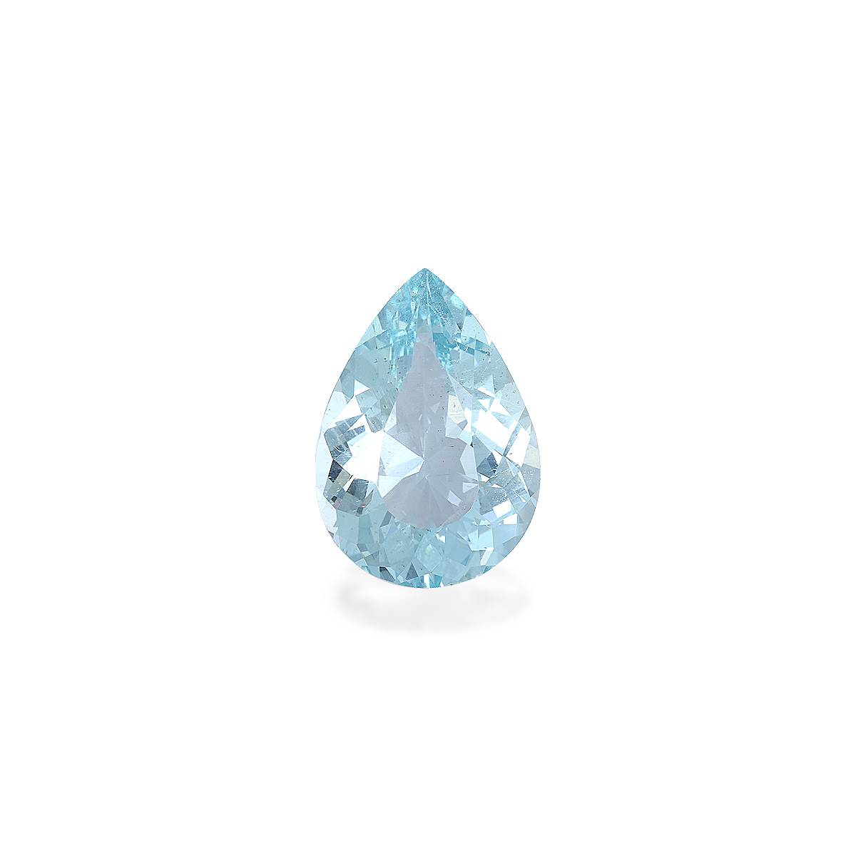 sky blue aquamarine, 15.59ct pear cut — main view