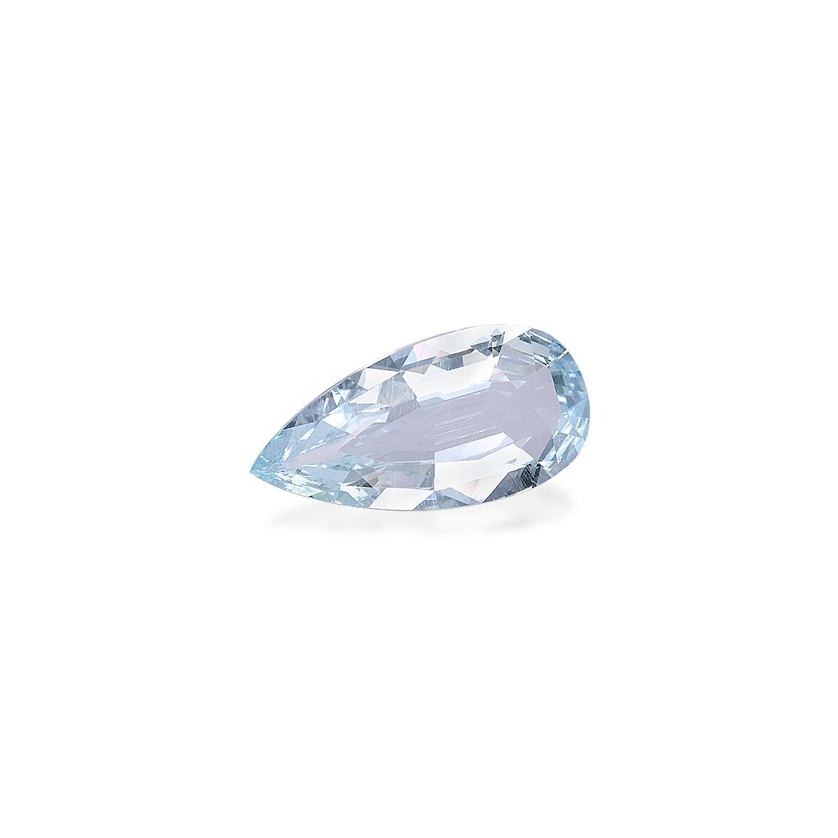 sky blue aquamarine, 5.56ct pear cut — view 3