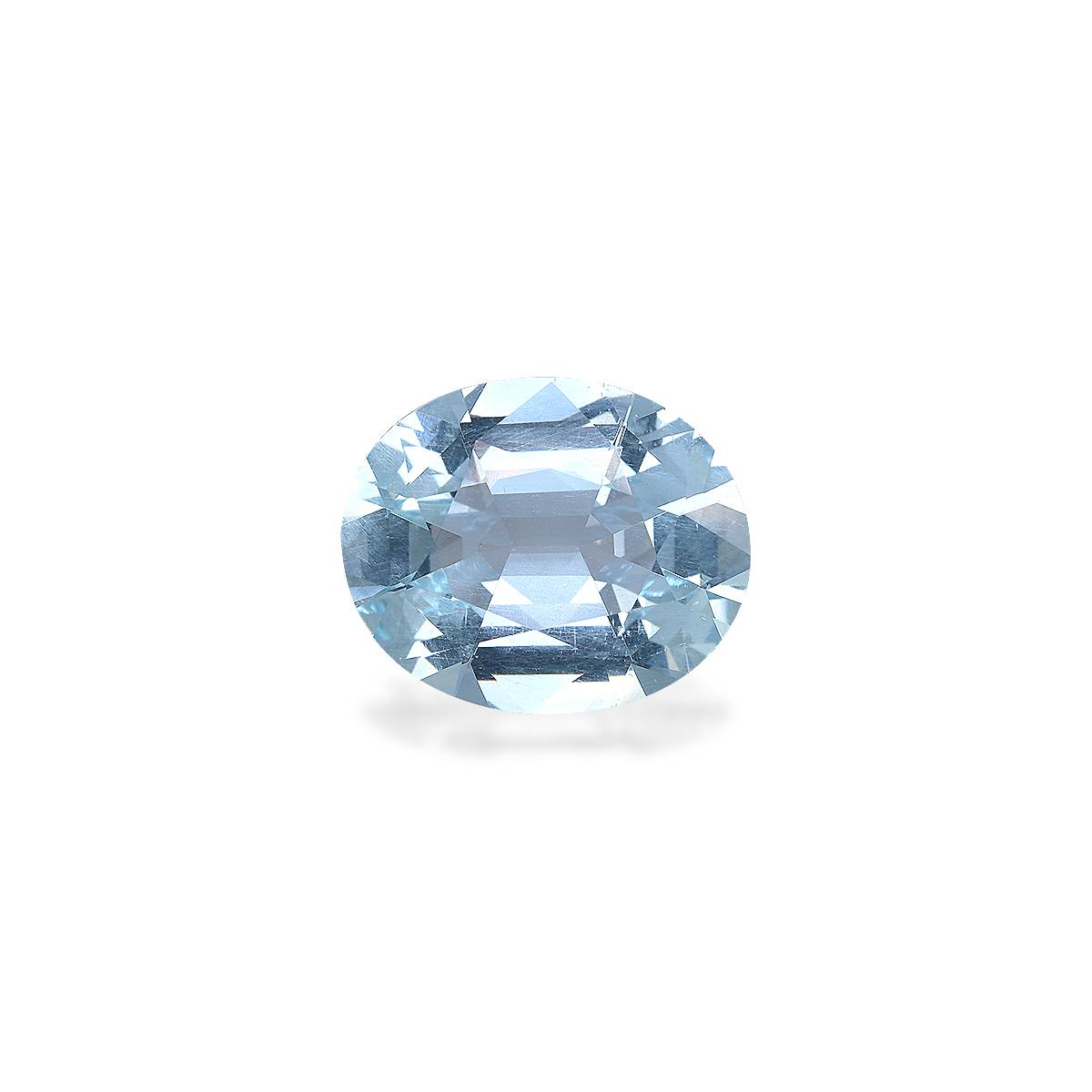 sky blue aquamarine, 8.7ct oval cut — main view
