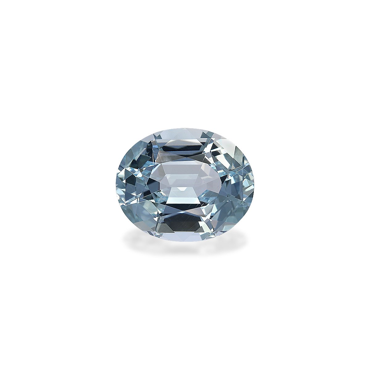 sky blue aquamarine, 13.38ct oval cut — main view