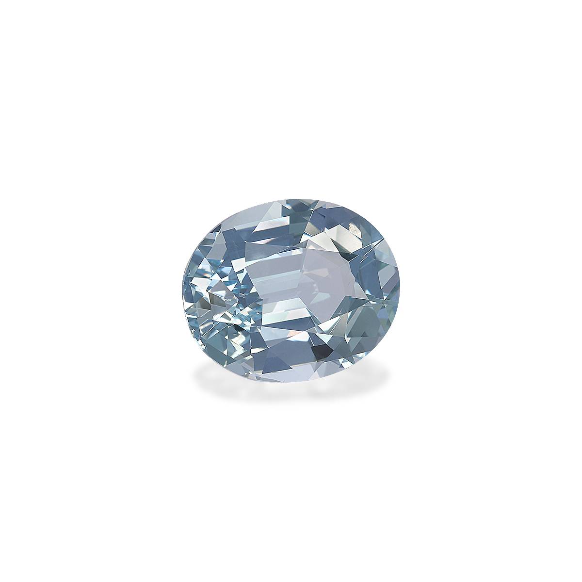 sky blue aquamarine, 13.38ct oval cut — view 3