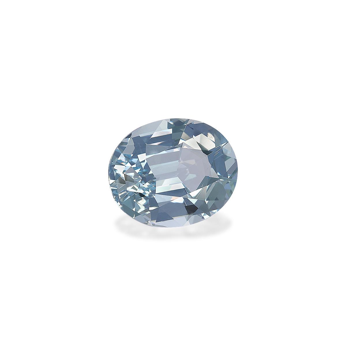 sky blue aquamarine, 13.38ct oval cut — view 3