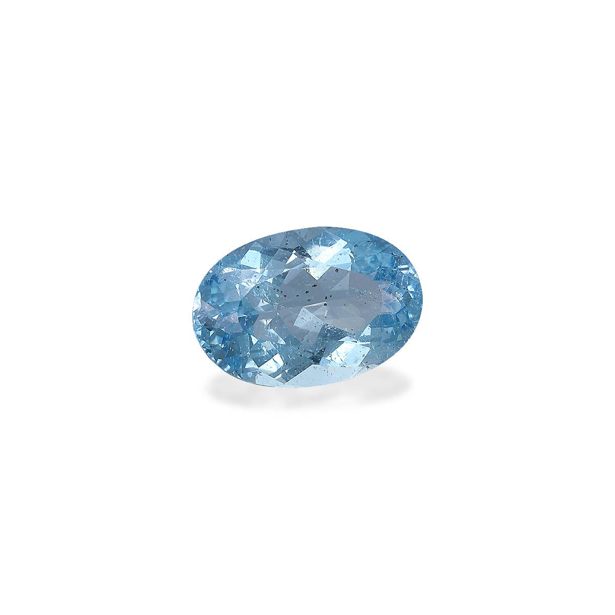 Santa Maria blue aquamarine, 11.57ct oval cut — view 3