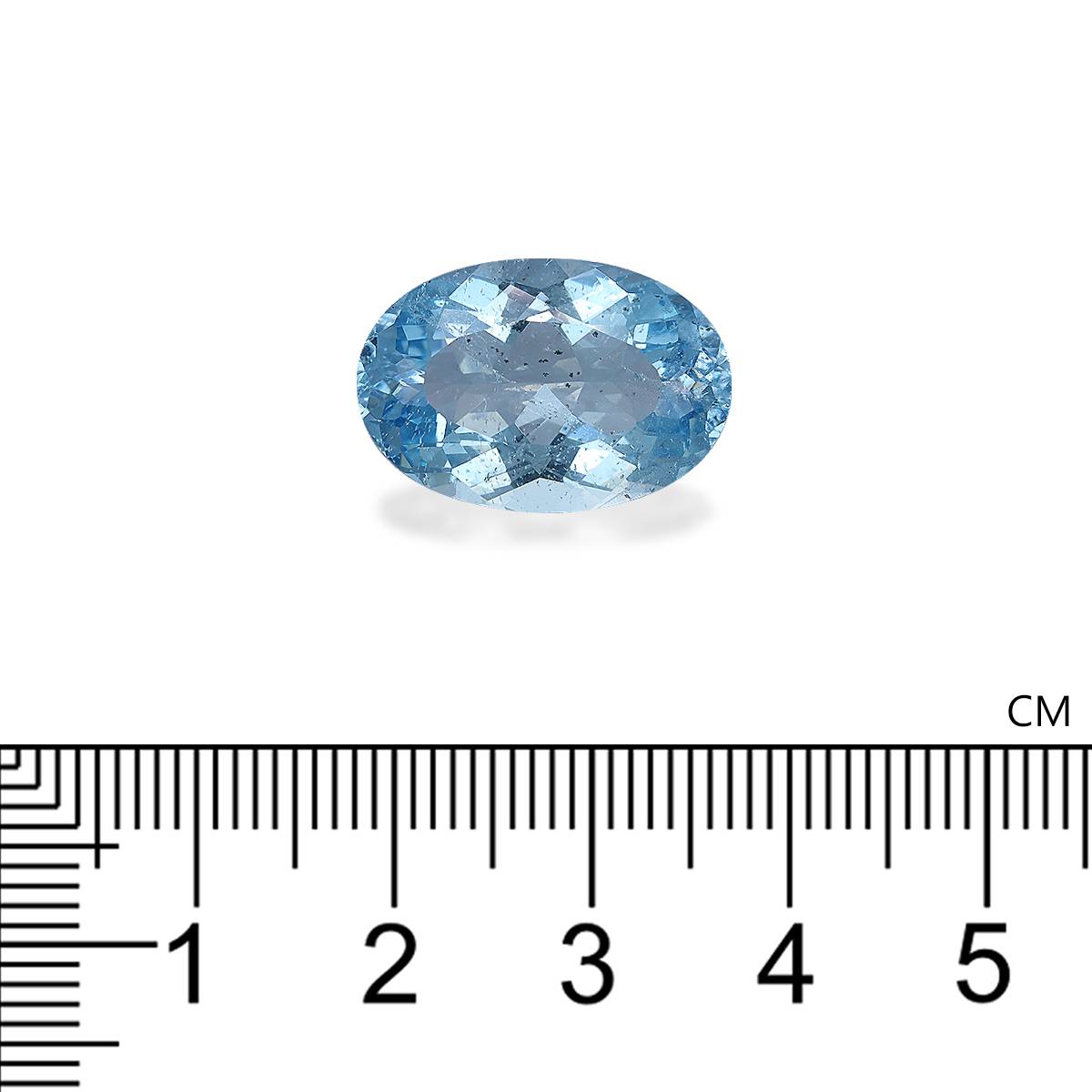 Santa Maria blue aquamarine, 11.57ct oval cut — view 4