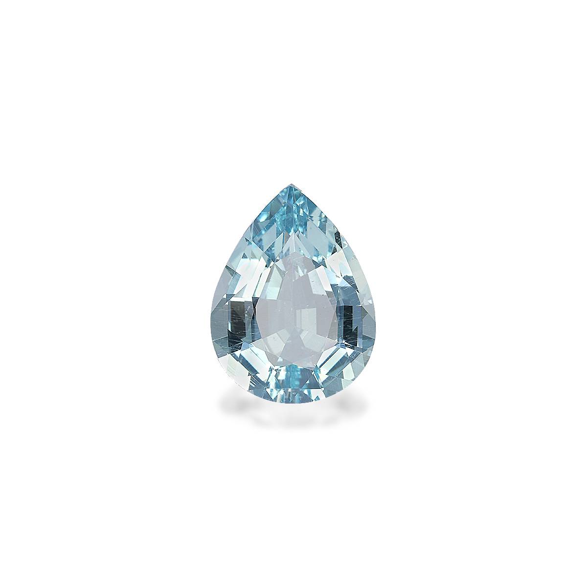 baby blue aquamarine, 7.38ct pear cut — main view