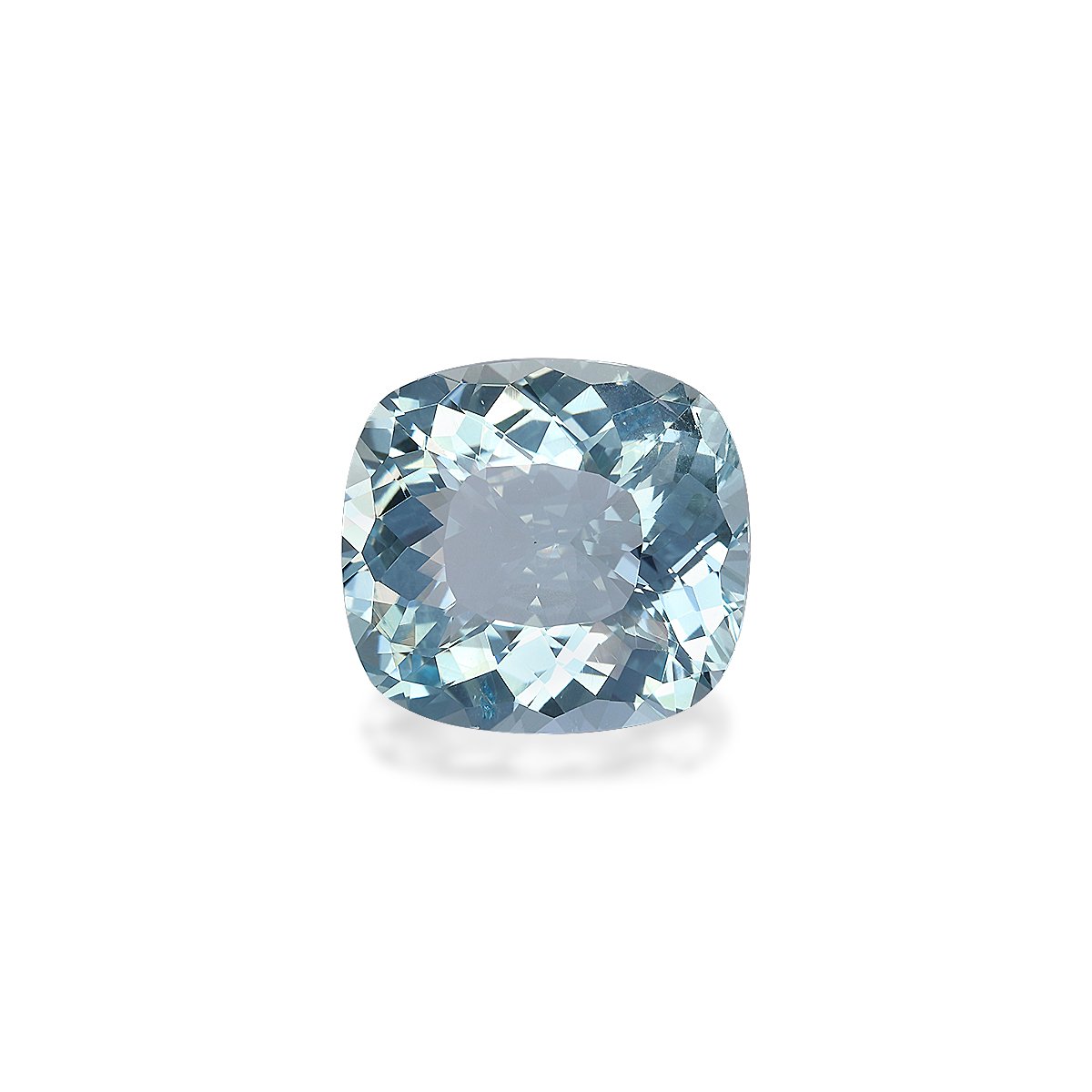 baby blue aquamarine, 8.82ct cushion cut — main view
