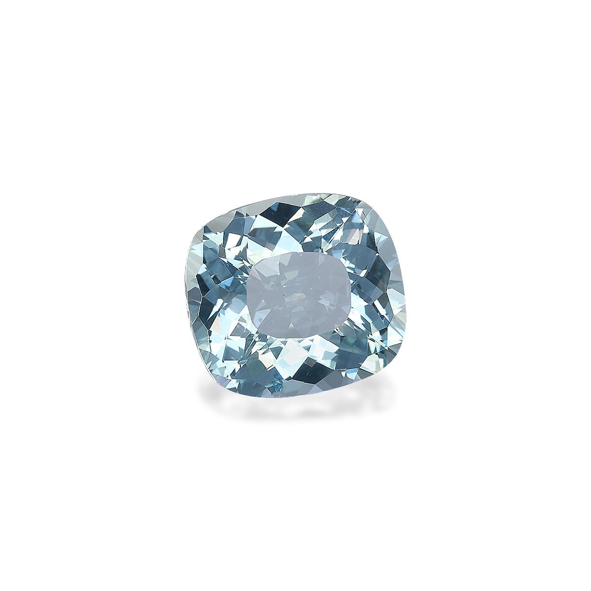 baby blue aquamarine, 8.82ct cushion cut — view 3
