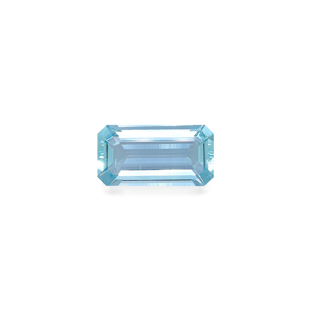 baby blue aquamarine, 12.54ct rectangular cut — main view
