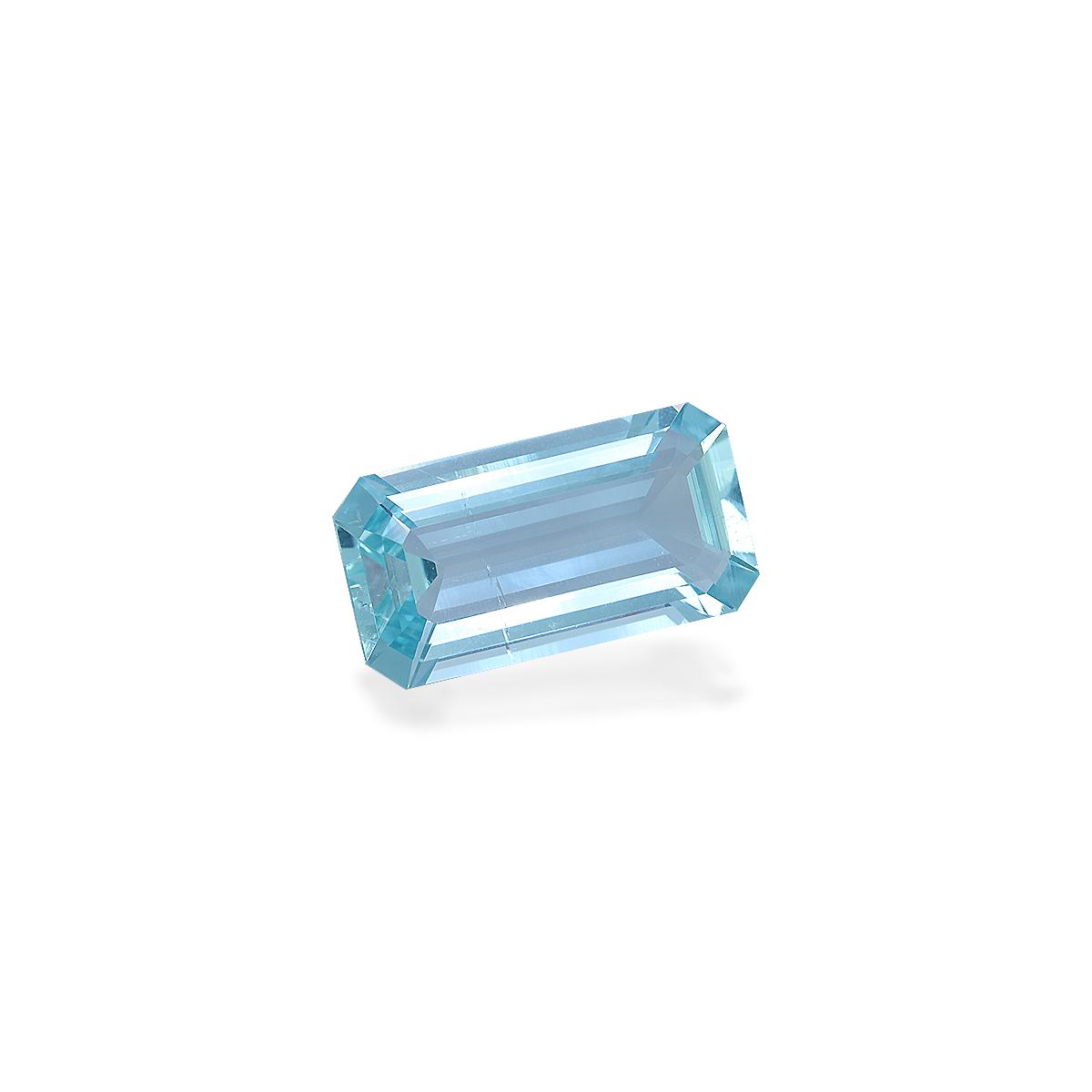 baby blue aquamarine, 12.54ct rectangular cut — view 3