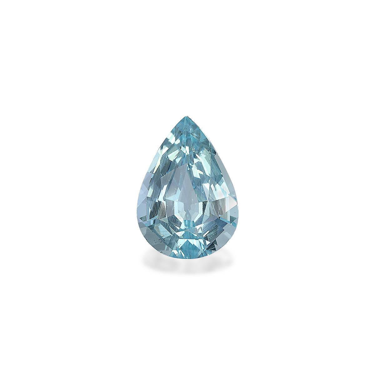 baby blue aquamarine, 11.92ct pear cut — main view