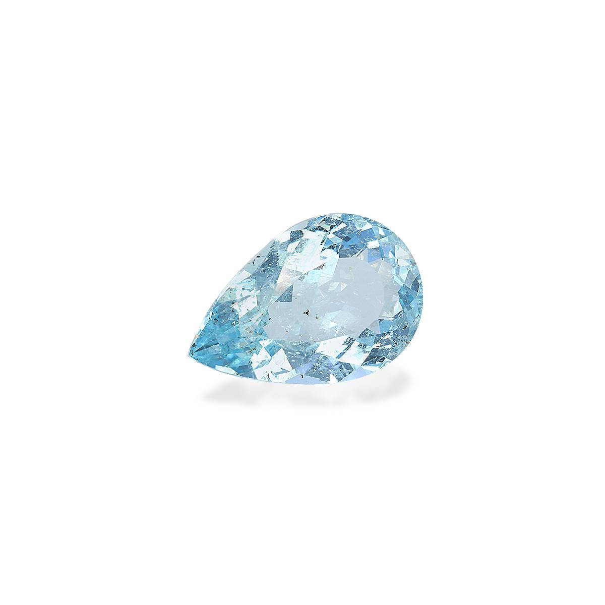 Santa Maria blue aquamarine, 11.13ct pear cut — view 3