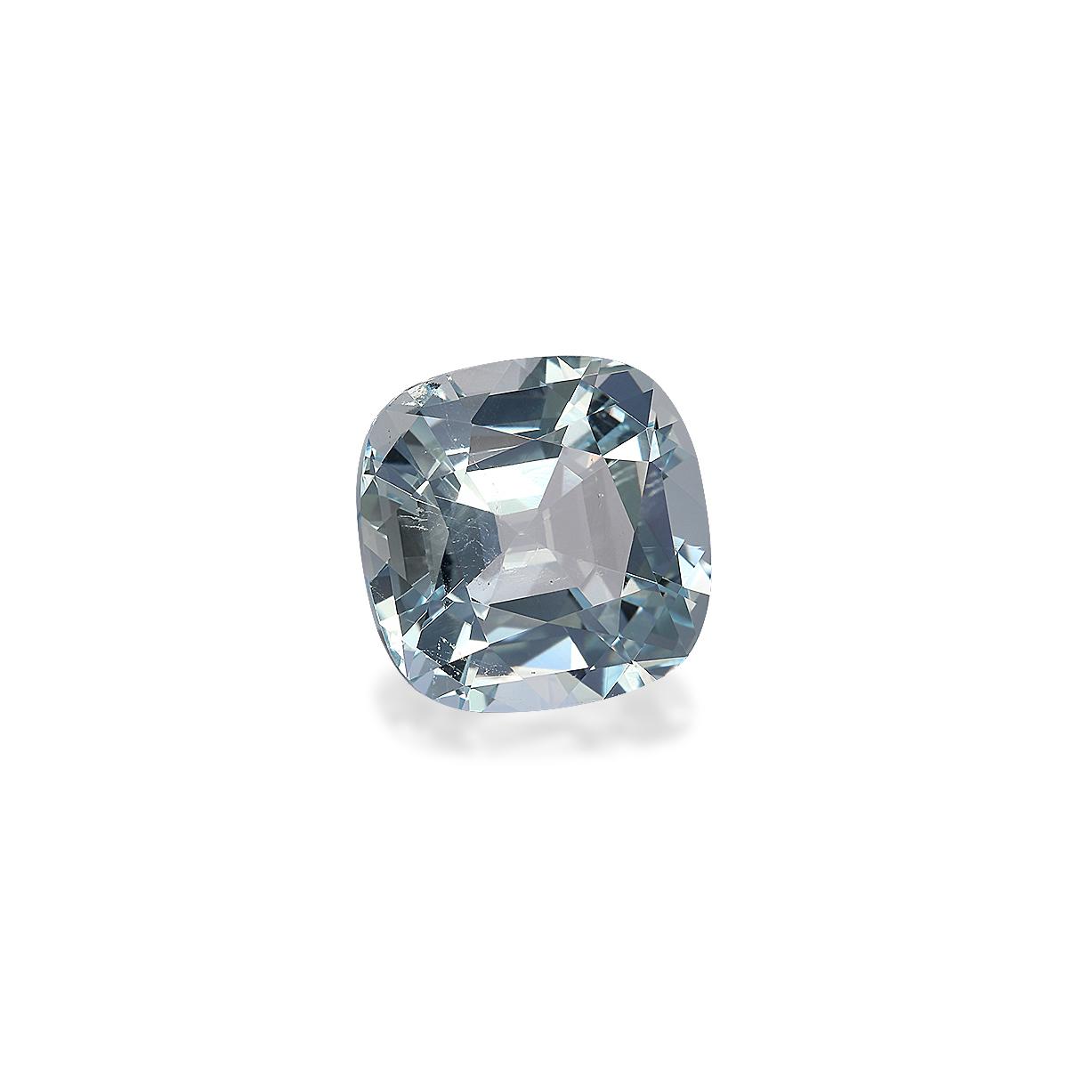 sky blue aquamarine, 9.11ct cushion cut — view 3
