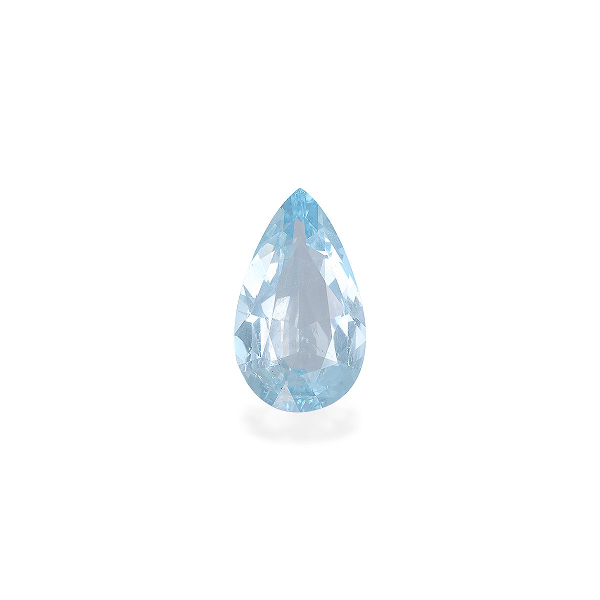 baby blue aquamarine, 6.96ct pear cut — main view