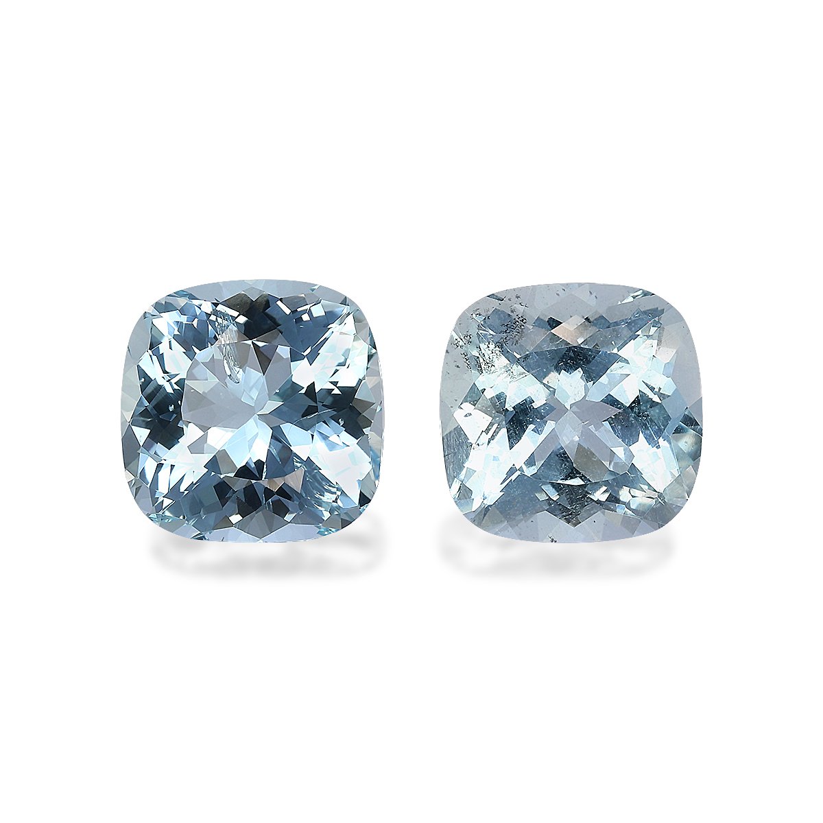 baby blue aquamarine, 12.28ct cushion cut — main view