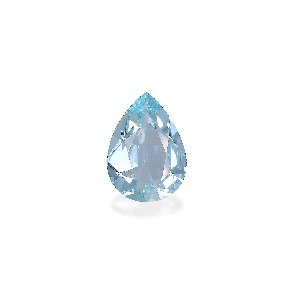 baby blue aquamarine, 5.43ct pear cut — main view