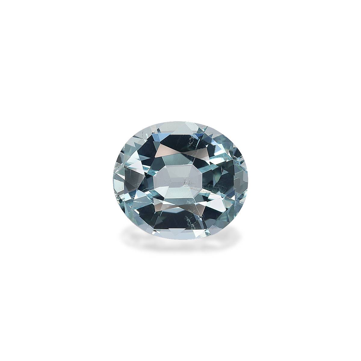 sky blue aquamarine, 5.32ct oval cut — main view