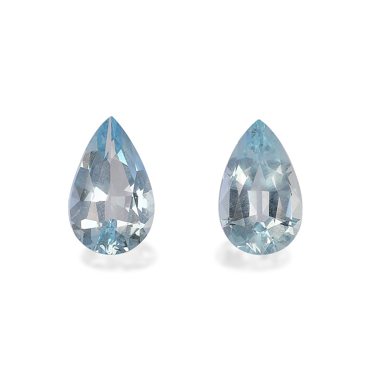 baby blue aquamarine, 5.98ct pear cut — main view