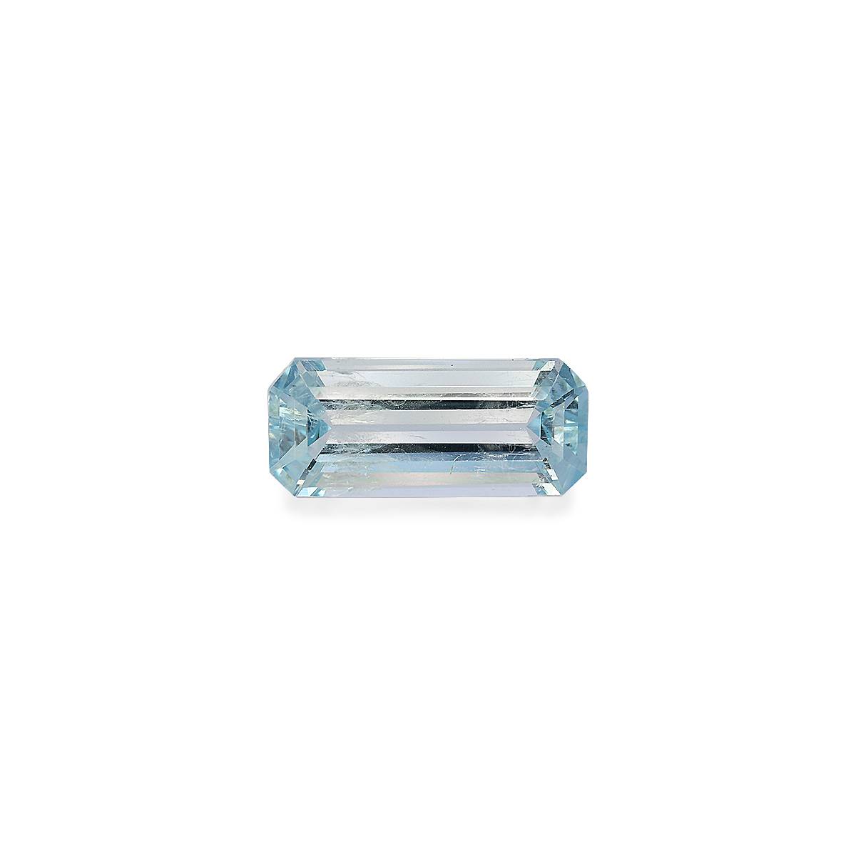 baby blue aquamarine, 5.49ct rectangular cut — main view