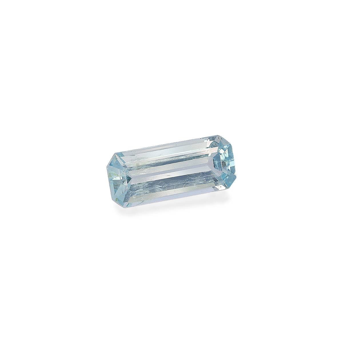 baby blue aquamarine, 5.49ct rectangular cut — view 3