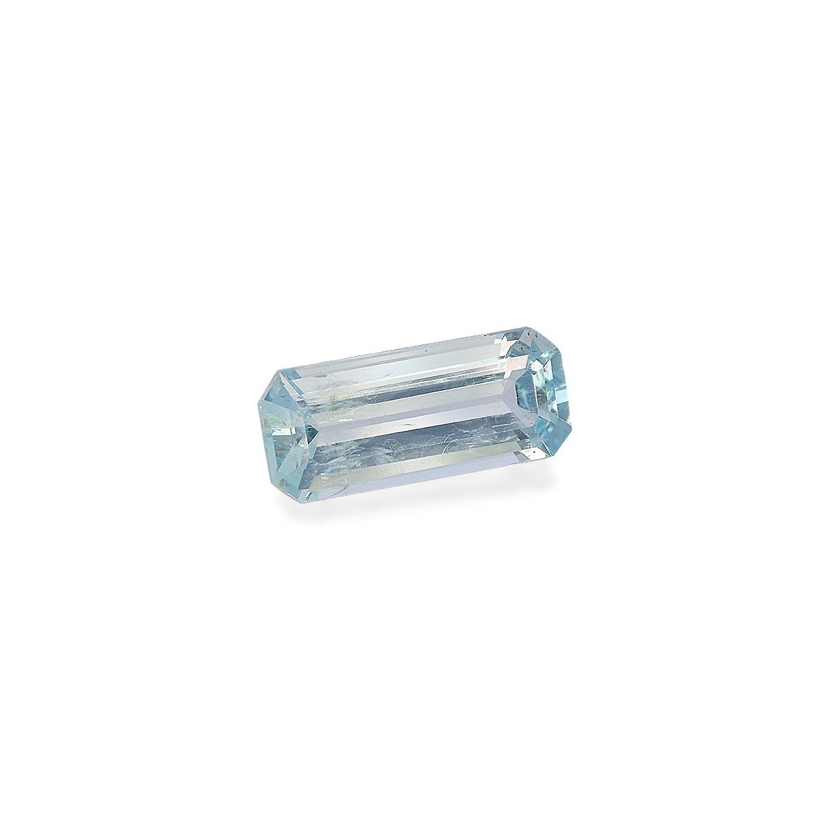 baby blue aquamarine, 5.49ct rectangular cut — view 3