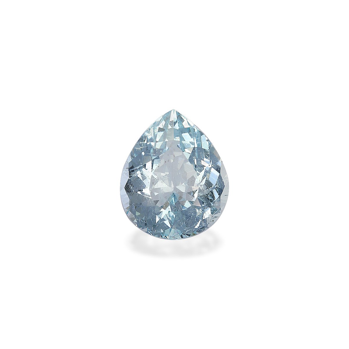 sky blue aquamarine, 5.89ct pear cut — main view