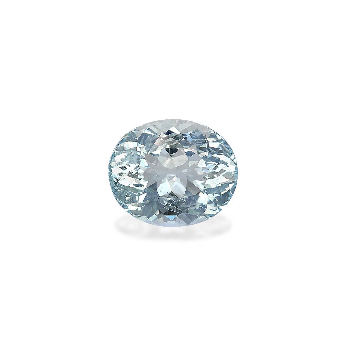 sky blue aquamarine, 6.58ct oval cut — main view
