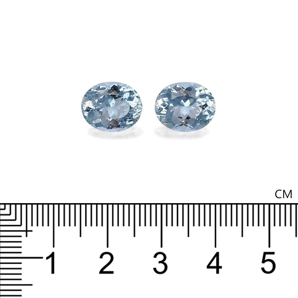 baby blue aquamarine, 7.48ct cushion cut — view 4