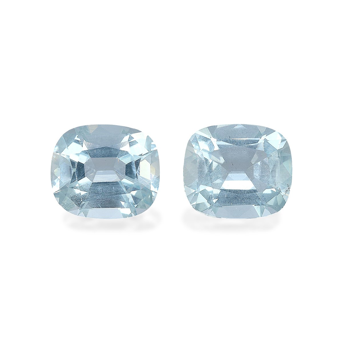 sky blue aquamarine, 8.8ct cushion cut — main view