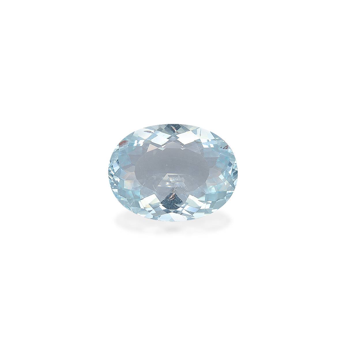 sky blue aquamarine, 8.05ct oval cut — main view