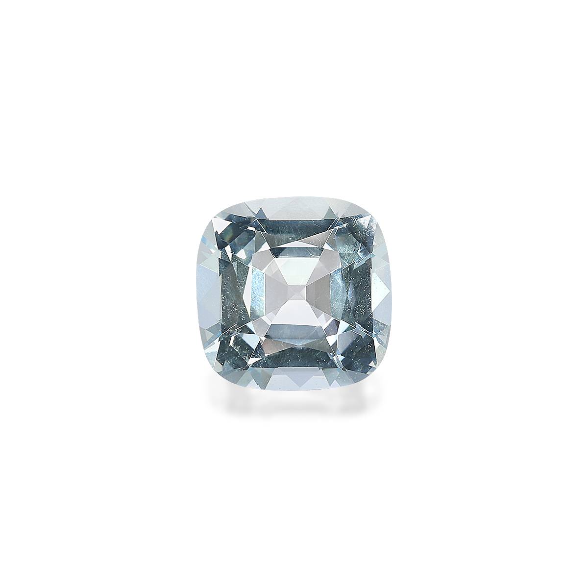 sky blue aquamarine, 4.97ct cushion cut — main view