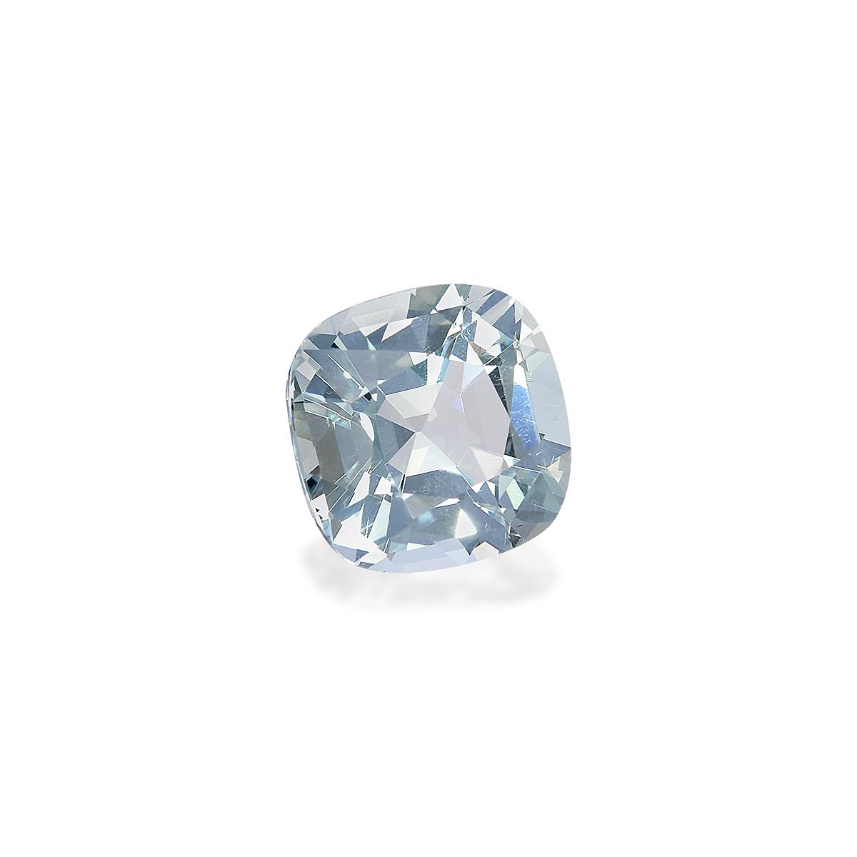 sky blue aquamarine, 6.66ct cushion cut — view 3