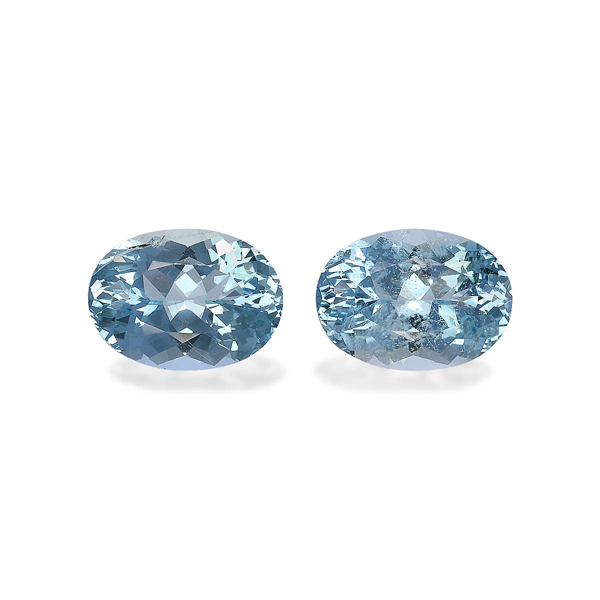 baby blue aquamarine, 7.43ct oval cut — main view