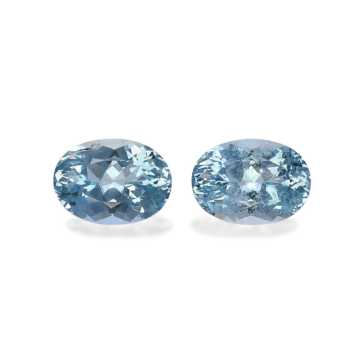 baby blue aquamarine, 7.43ct oval cut — main view