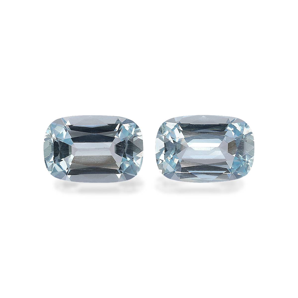 sky blue aquamarine, 7.51ct cushion cut — main view