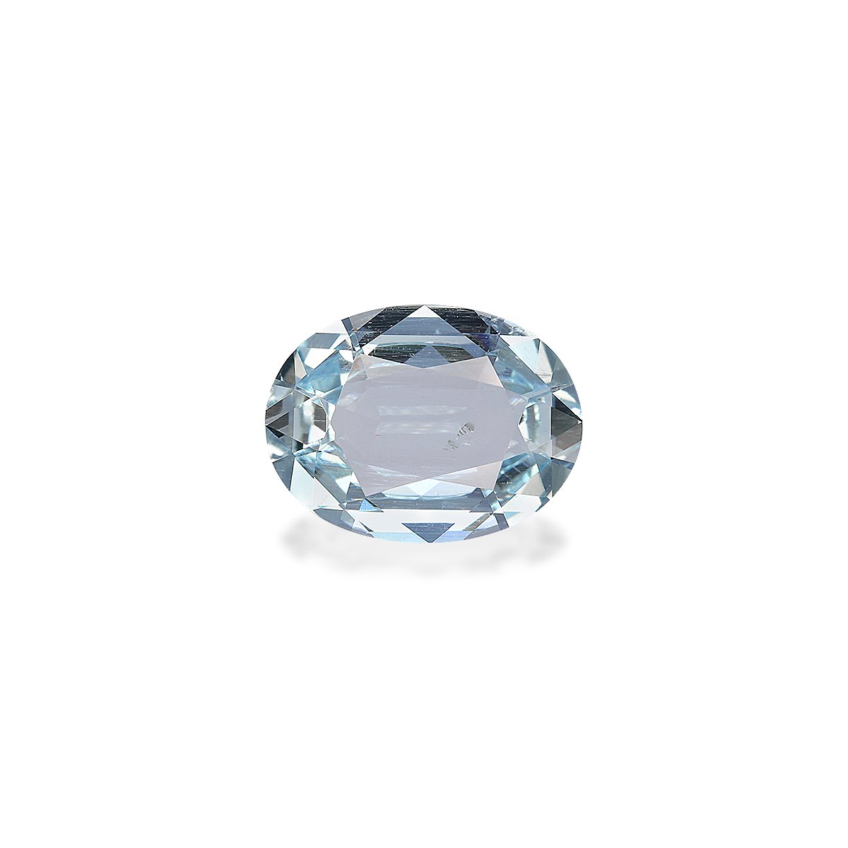 baby blue aquamarine, 7.72ct oval cut — main view