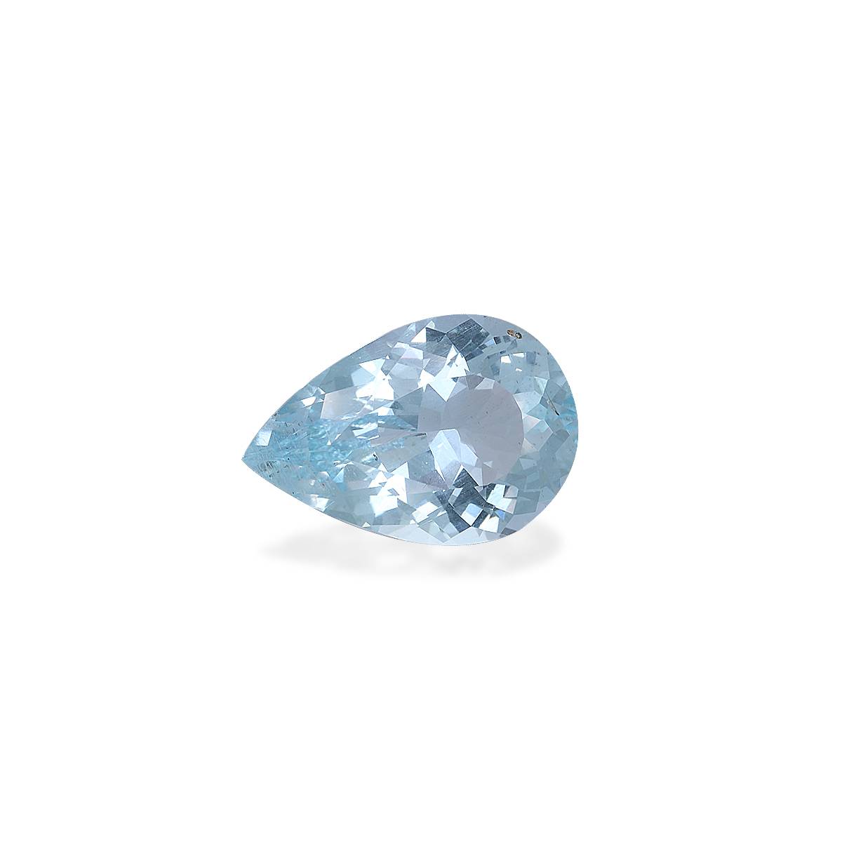 baby blue aquamarine, 14.89ct pear cut — view 3